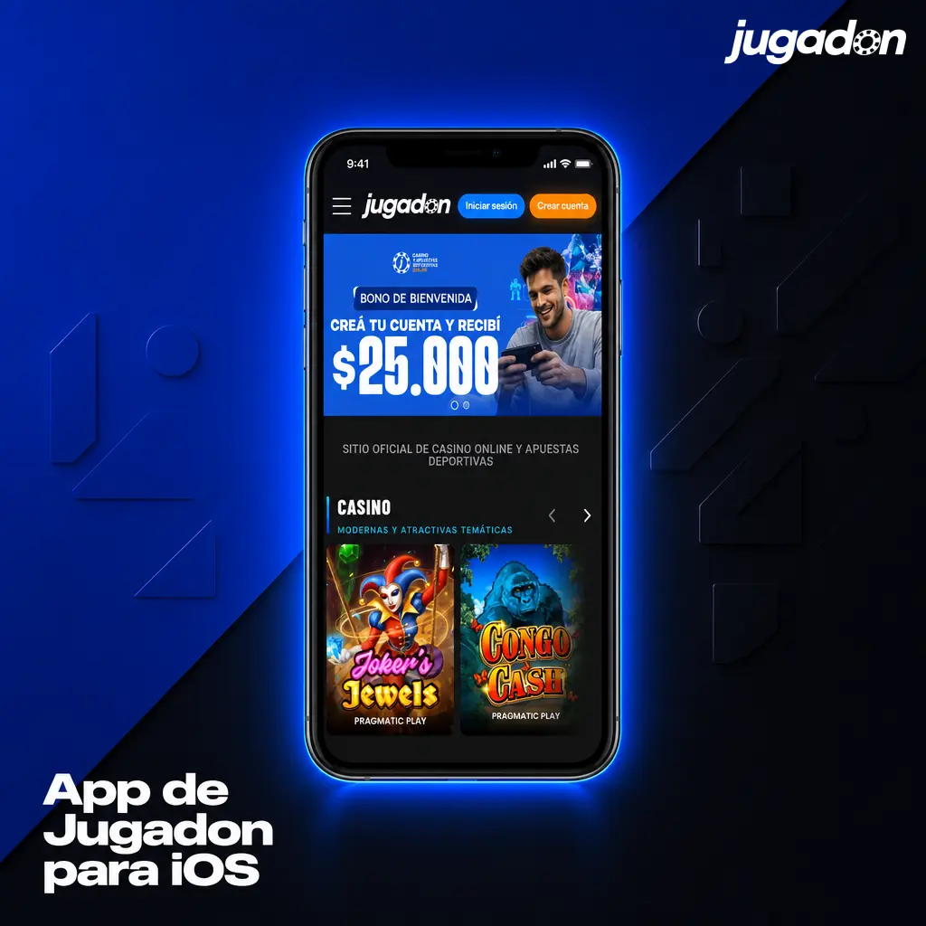 App Jugadon para iOS en iPhone y iPad, instalación sin App Store desde Safari con iOS 13.0 o superior