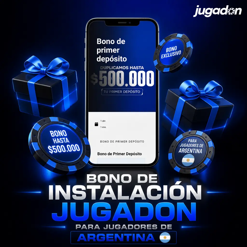 Bono de bienvenida Jugadon: 100% hasta AR$500.000 en el primer depósito para jugadores argentinos