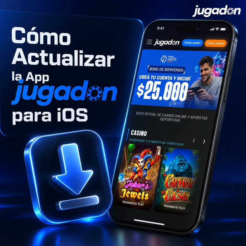 Guía para actualizar la app Jugadon en iOS con pasos para descargar, instalar y verificar la versión más reciente