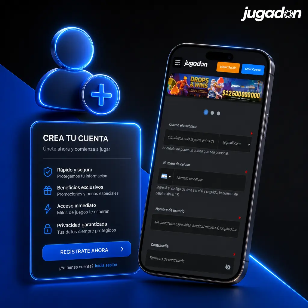 Guía de registro en Jugadon desde Argentina: pasos para crear cuenta y obtener bono de bienvenida