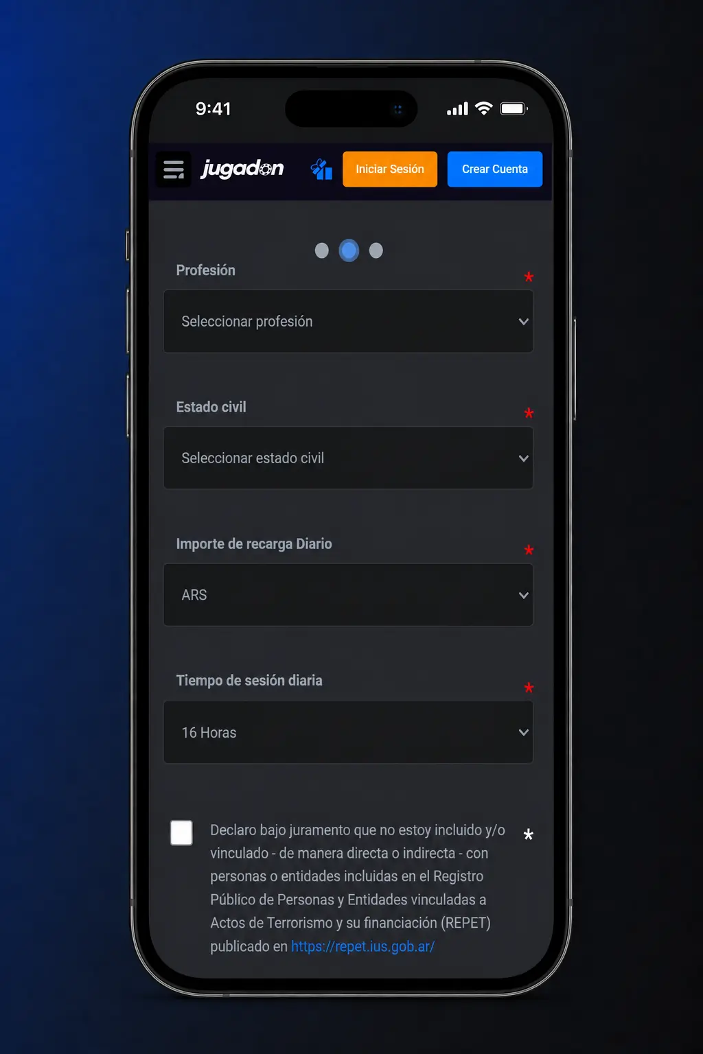 Guía de registro en Jugadon: pasos para crear una cuenta nueva en menos de 5 minutos