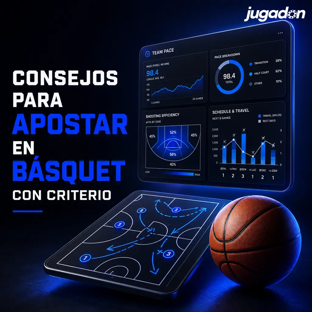 Consejos para apostar en básquet: ritmo, lesiones, ventaja local y gestión del bankroll en NBA