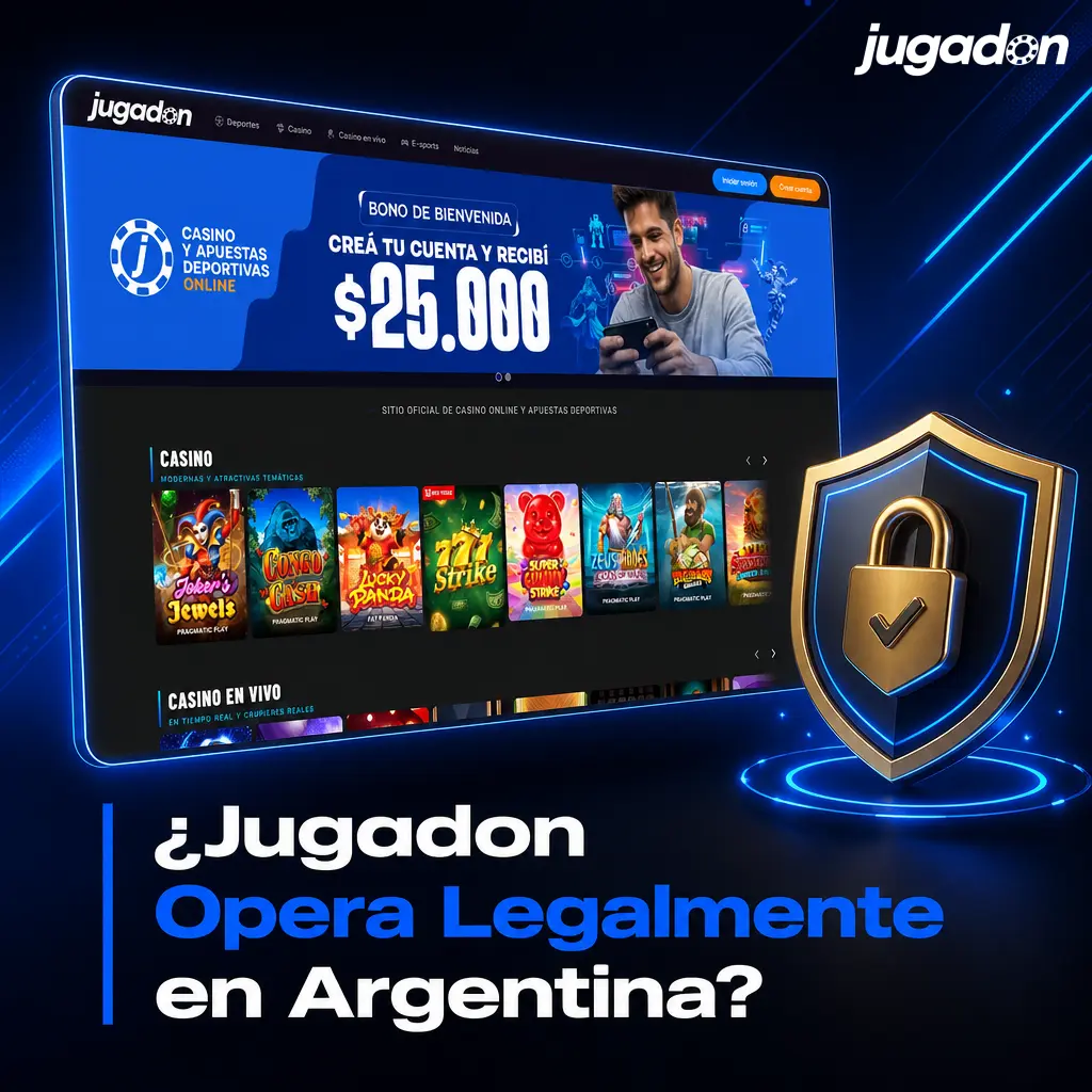 Jugadon casino online en Argentina con licencia internacional, seguro y transparente para jugadores argentinos