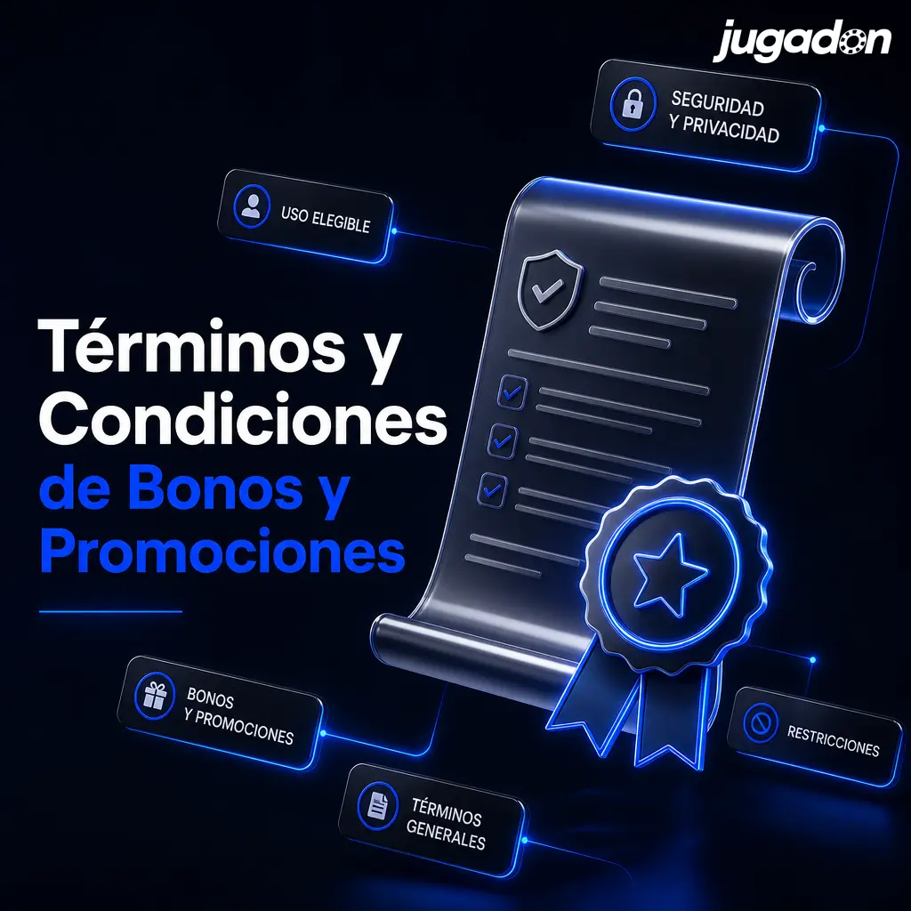 Términos y condiciones de bonos y promociones en Jugadon: requisitos de apuesta, plazos y restricciones